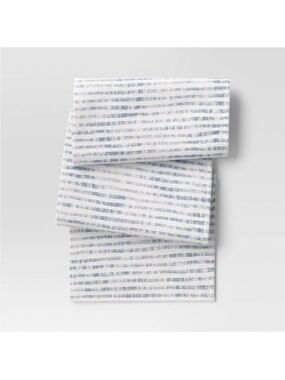 Threshold - 90"x20" Table Runner Blue
Striped - Threshold Blue